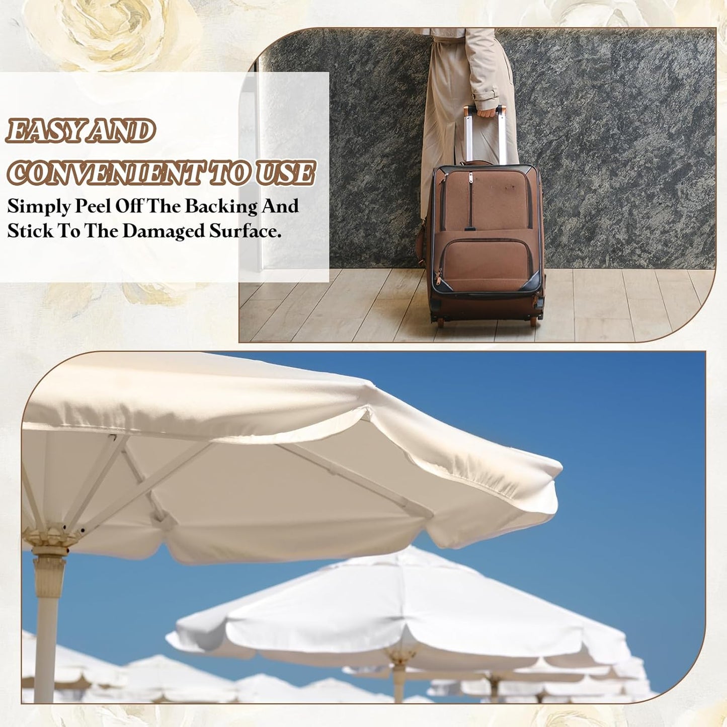 PATIKIL Linen Repair Patch, 8 x 11 Inch Self-Adhesive Linen Fabric Repair Patches for Sofa Couch Clothes Handbag Tents Car Seats Furniture, Sky Blue