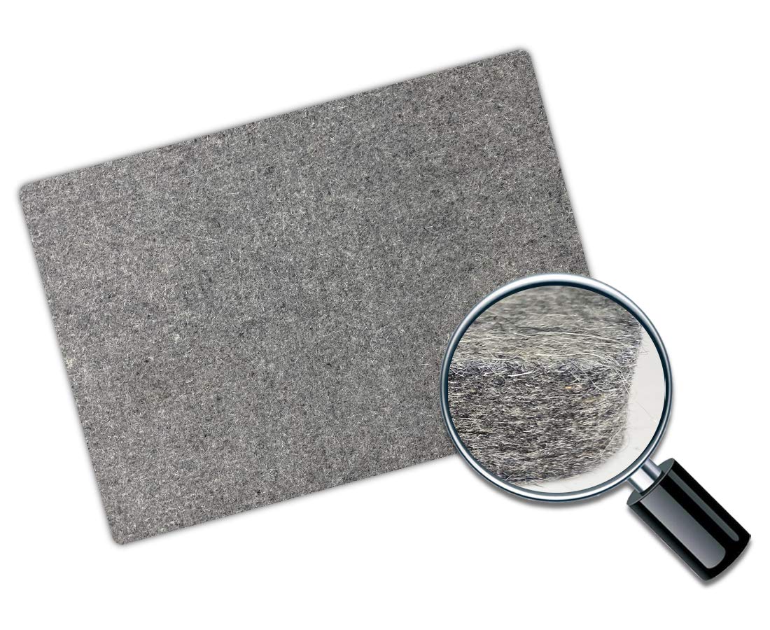 Wool Pressing Mat for Quilting 17”x24” - 100% Wool Heat Press Pad for Quilters Ironing