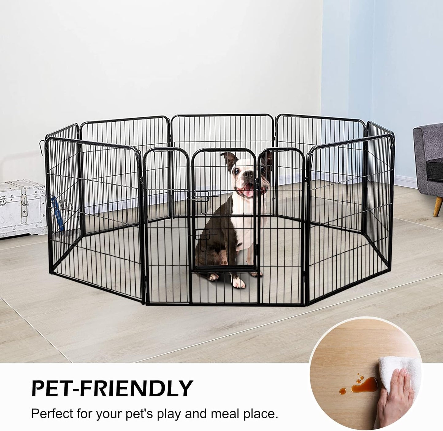 SALLOUS Clear Chair Mat, 47"x36" Office Chair Mat for Hard Floors, Vinyl Desk Chair Mat Protector for Hard Surface (Clear)