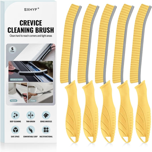 SXhyf Cleaning Brush - Hard Bristle Crevice Cleaning Brush, Multifunctional Gap Scrub Brush, Kitchen Essentials, Bathroom Cleaner Tools for Household Use, Home, Window, Toilet, Stove