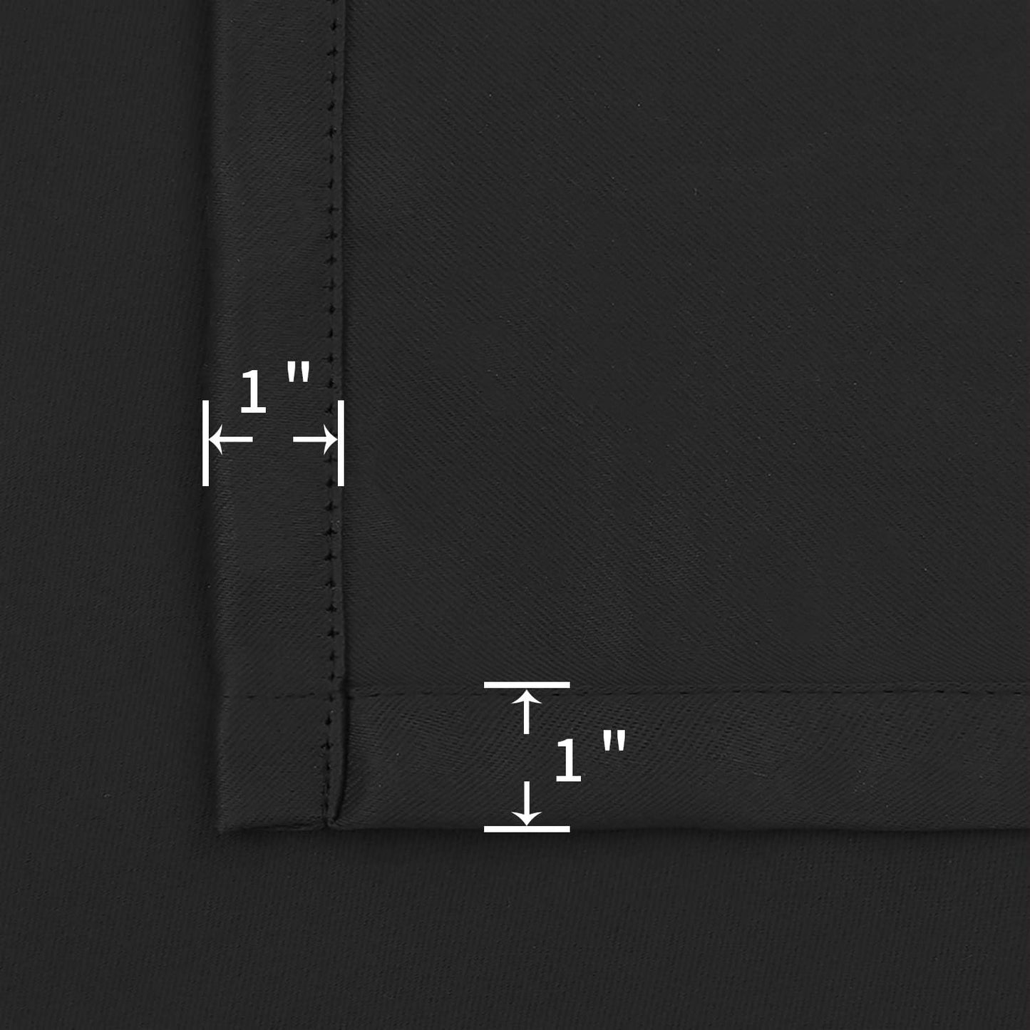 BGment Rod Pocket Blackout Curtains for Bedroom - Thermal Insulated Room Darkening Curtain for Living Room, 70 x 63 Inch, 2 Panels, Black