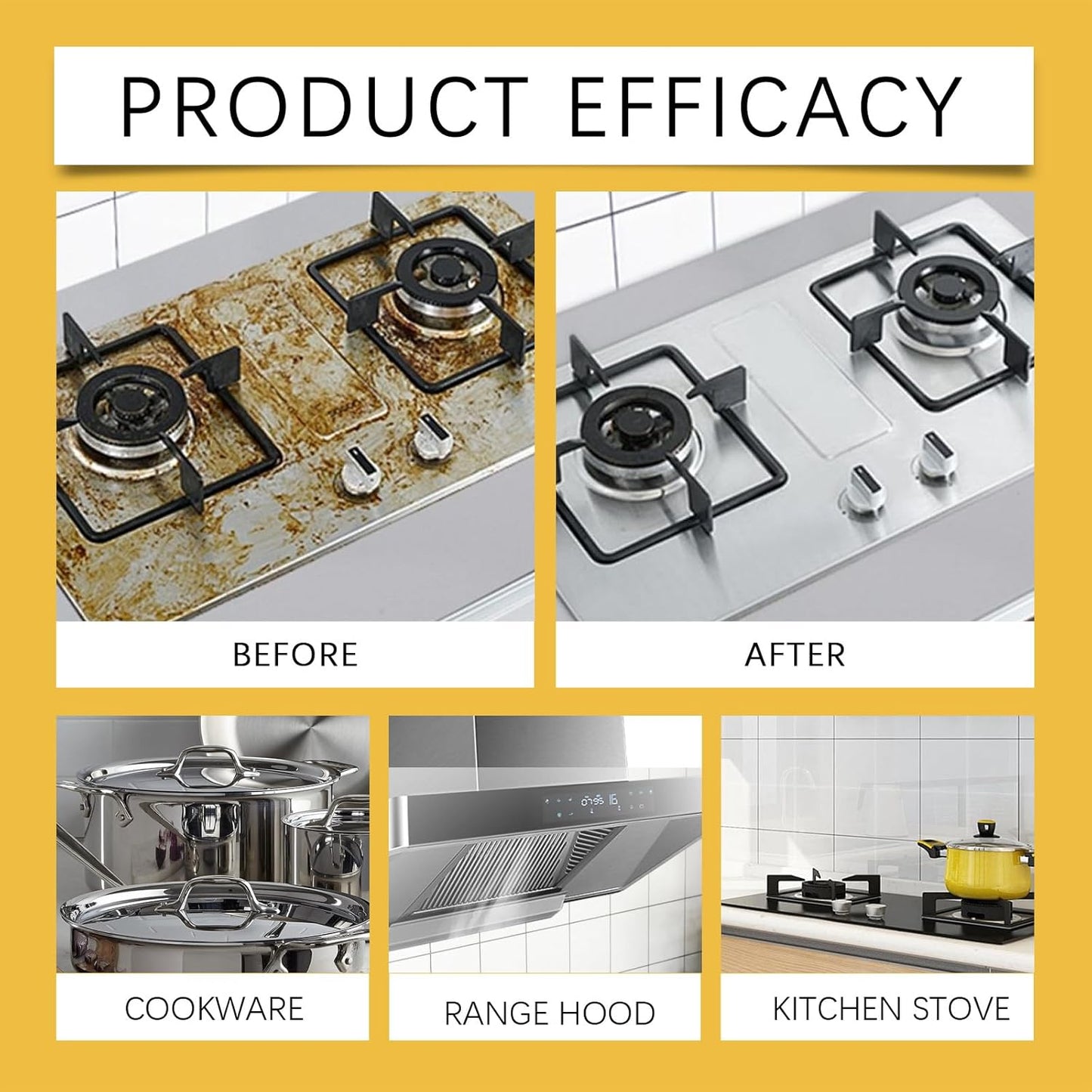 Multifunctional Powerful Kitchen Foam Cleaner, Rotateepic Foam Cleaner, Greasy Dirt Clean Spray, All-Purpose Heavy Duty Degreaser Cleaning Spray for Oven, Stove and Range Hood (2pcs)