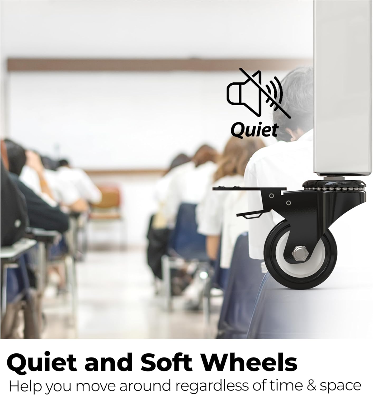 HOMEDANT House White 5-Tier Metal Rolling Cart Shelf Rack Casters Heavy Duty Wheel Shelving Unit Adjustable Utility Storage Shelves Organizer Shelf Kitchen Garage 24.4" W x 16.5" D x 62.2" H 4Pack