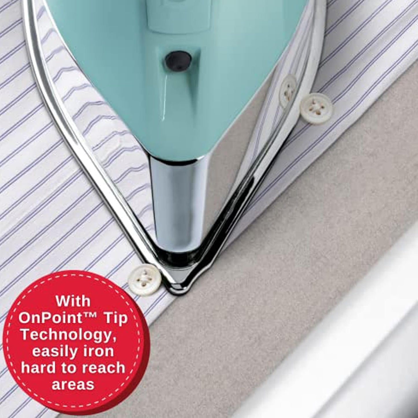 SINGER SteamCraft Plus Digital Display Iron, Five Fabric Settings, OnPoint Tip for Easy Ironing, 1750W, Vertical Steam, 300ml Tank, Stainless Steel Soleplate, Auto Shut Off after 30 Minutes