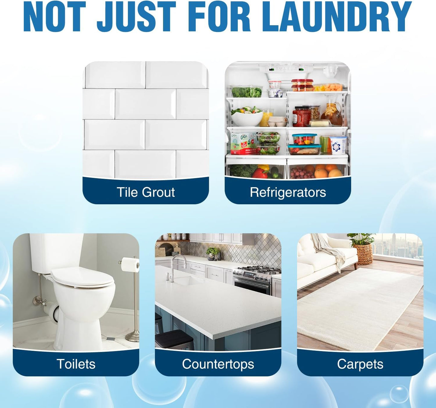 Sodium Percarbonate 10 lbs – Oxygen Bleach Powder & Laundry Booster – Multi-Purpose Cleaner for Stain Removal, Whitening, Deodorizing – Chlorine-Free