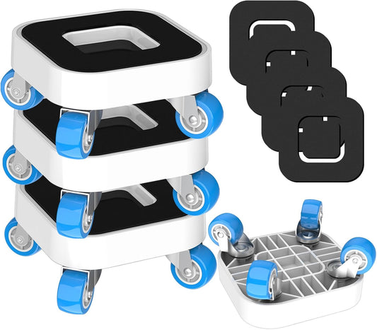 New Upgrade Furniture Movers with Wheels, Furniture Sliders with 360° Rotatable 1.25in Wheels, Furniture Dolly for Moving Heavy Sofa, Bed, Load Capacity Up to 900lb