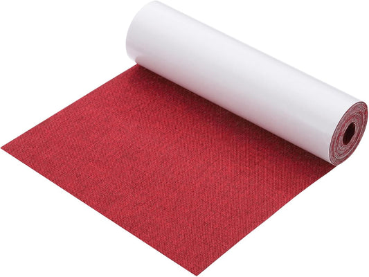 PATIKIL 70x6.2 Inch Linen Repair Tape, Repair Fabric Patch Self Adhesive Couch Patch Line Repair Patch for Furniture Sofa Car Seats Office Chairs, Wine Red