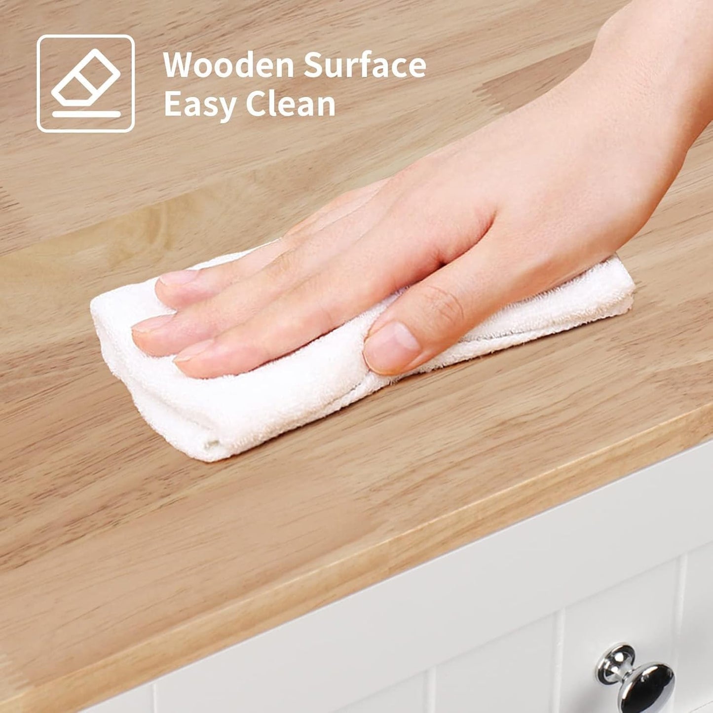 Betterhood Tilt Out Trash Cabinet 10 Gallon Wooden Free Standing Laundry Sorter Cabine,Recycling Cabine with Hideaway Drawer,Tilt Out Trash Cabinet Can Bin Kitchen