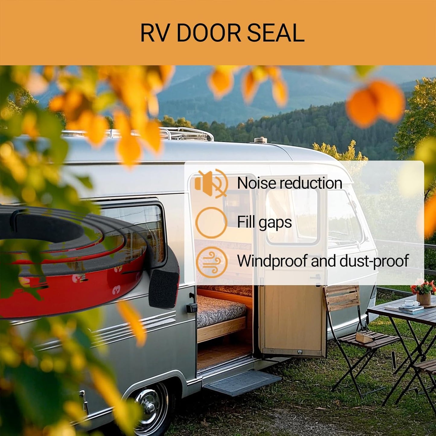 Rubber Weather Stripping, Rectangle Foam Seal Strip, Rubber Gasket for for Auto, Boat, Garage Door/Window, Machinery and More, W:0.75" x H:0.5", L:5Ft