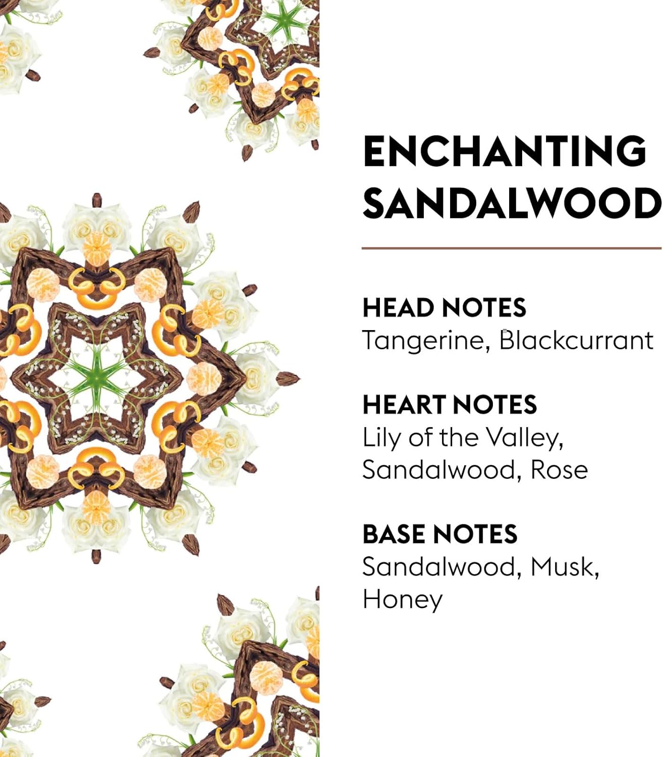 Maison Berger - Enchanting Sandalwood - Lampe Berger Fragrance Refill for Home Fragrance Oil Diffuser - Air Freshener - 33.8 Fluid Ounces - 1 Liter