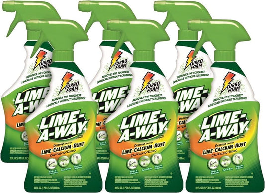 Lime-A-Way - 0-51700-87103-2 Bathroom Cleaner, Removes Lime Calcium Rust, 22 Fl Oz (Pack of 6) Packaging May Vary