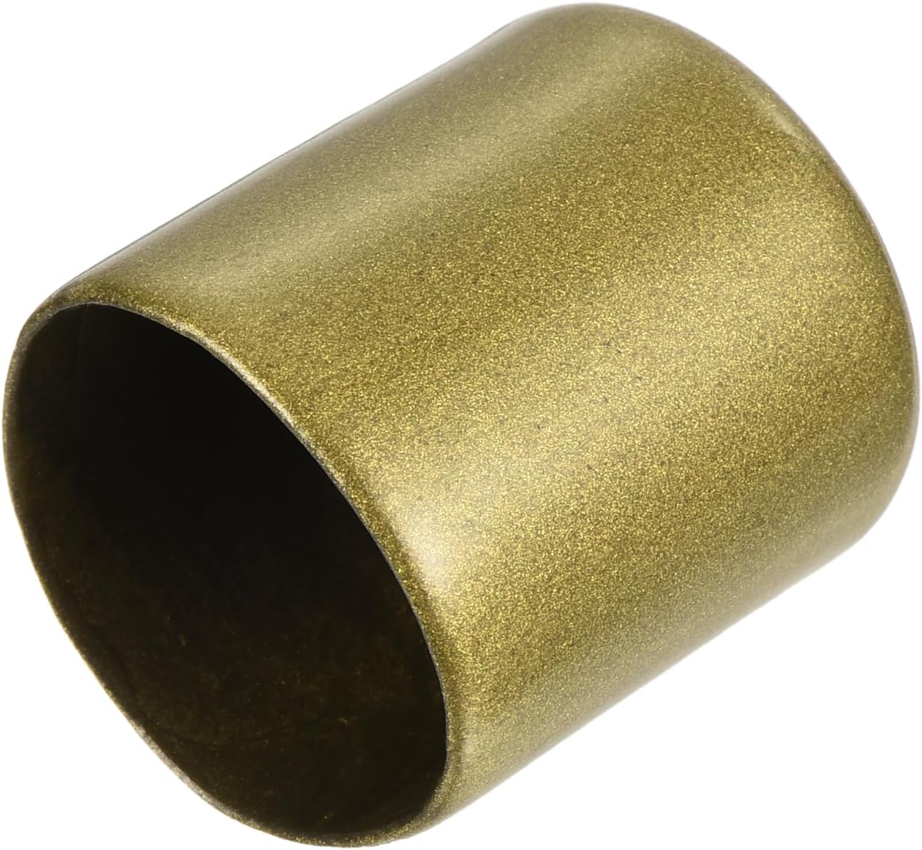 uxcell 20pcs Rubber End Caps 26mm(1 Inch) ID Vinyl Round Tube Bolt Cap Cover Thread Protectors Gold