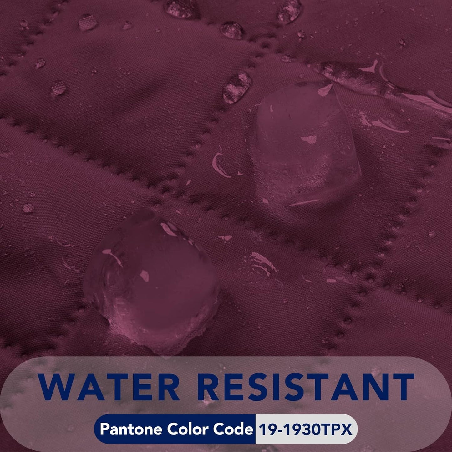 PureFit Reversible Quilted Sofa Cover, Water Resistant Slipcover Furniture Protector, Washable Couch Cover with Non Slip and Elastic Straps for Kids, Dogs, Pets (Oversized Recliner, Wine/Beige)