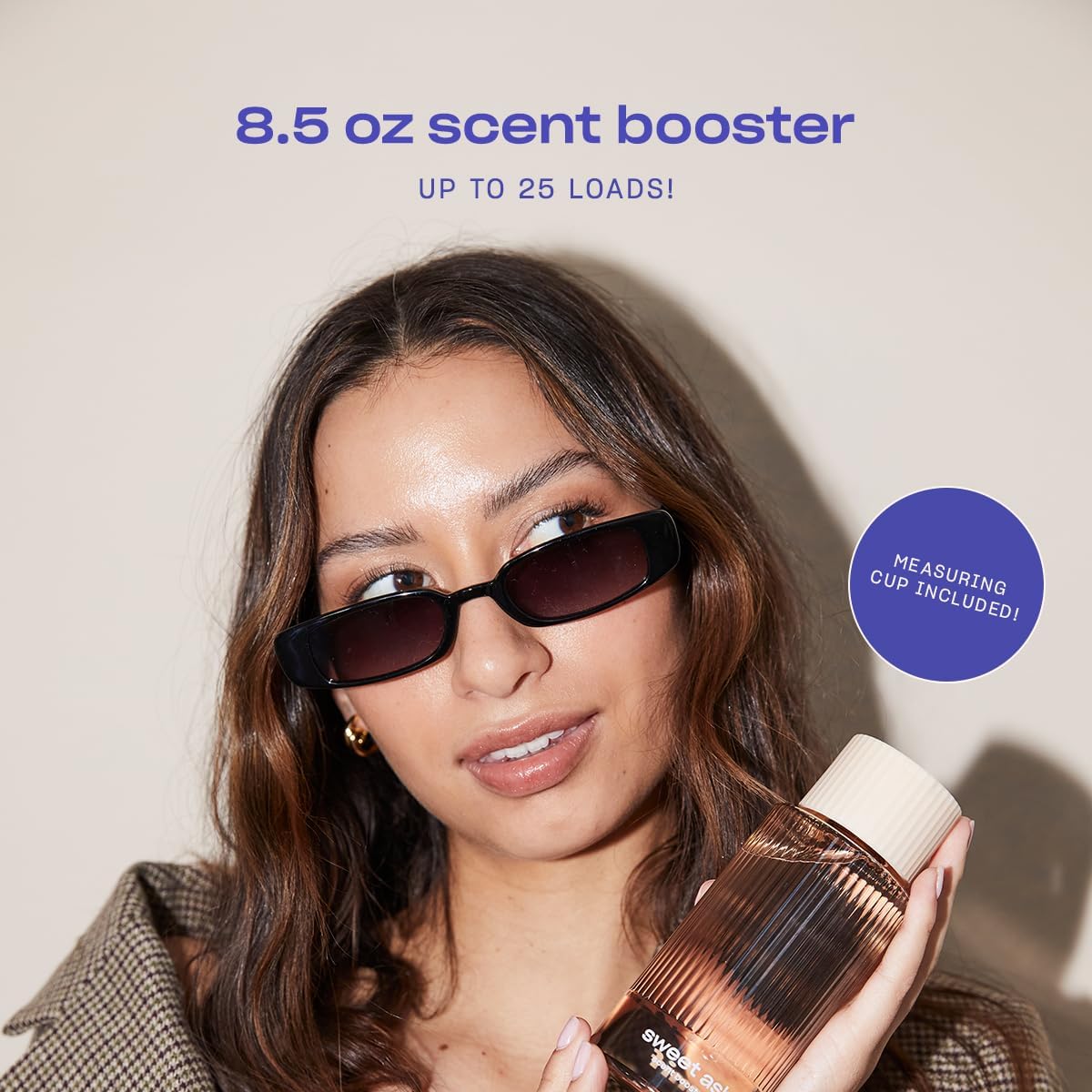 Snif Sweet Ash Scent Booster, Low Key Sweet and Earthy Scent, 25 Loads, Non-Irritating to Skin, Clean, Non-Toxic, Vegan, Cruelty Free, 8.5oz