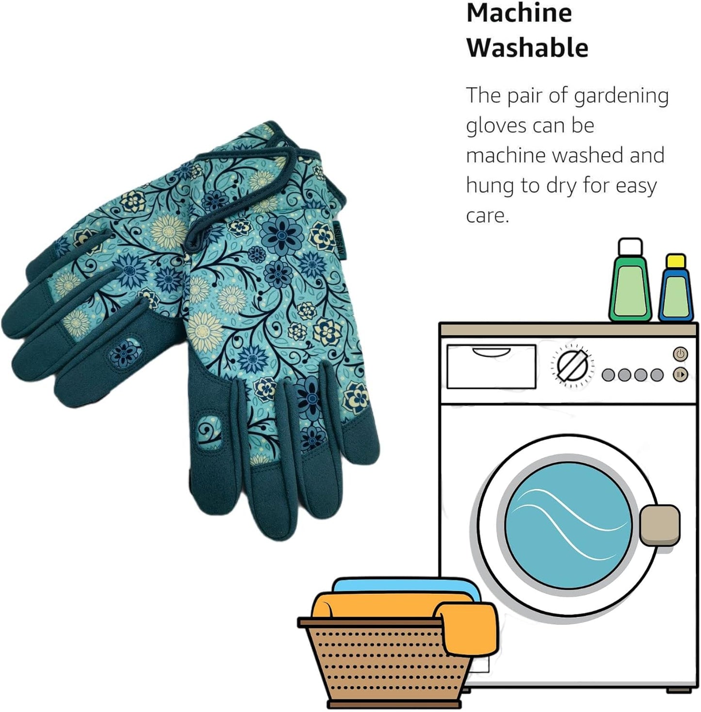 Thorn Proof&Puncture Resistant Gardening Gloves with Grip,Garden Gloves for Women, Leather Work Gloves,Gifts