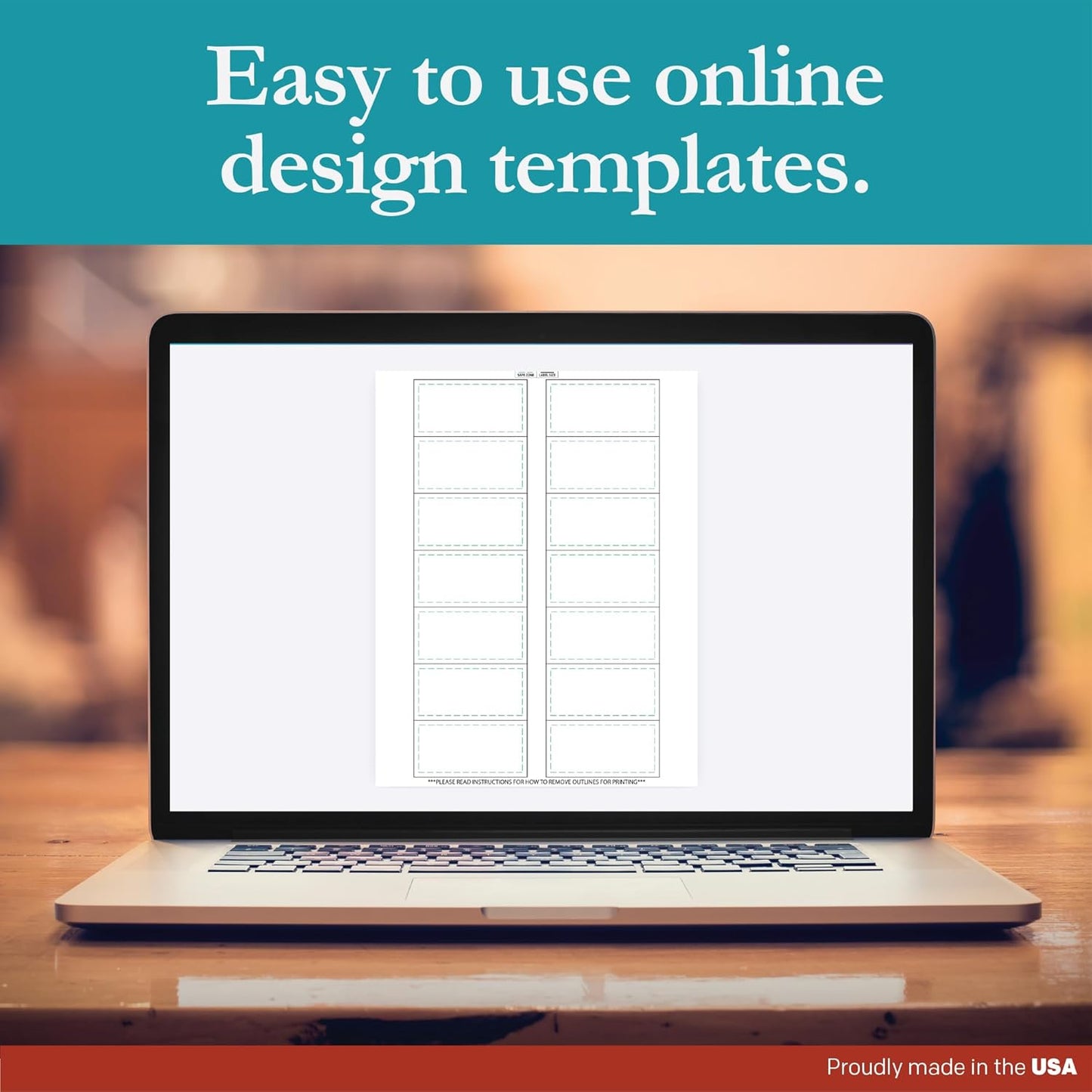 Premium Label Supply White Sticker Bottle Labels – 3" x 1.5" – Laser/Inkjet Compatible – (14 per Sheet), 2000 Sheets – 28,000 Total Adhesive Labels