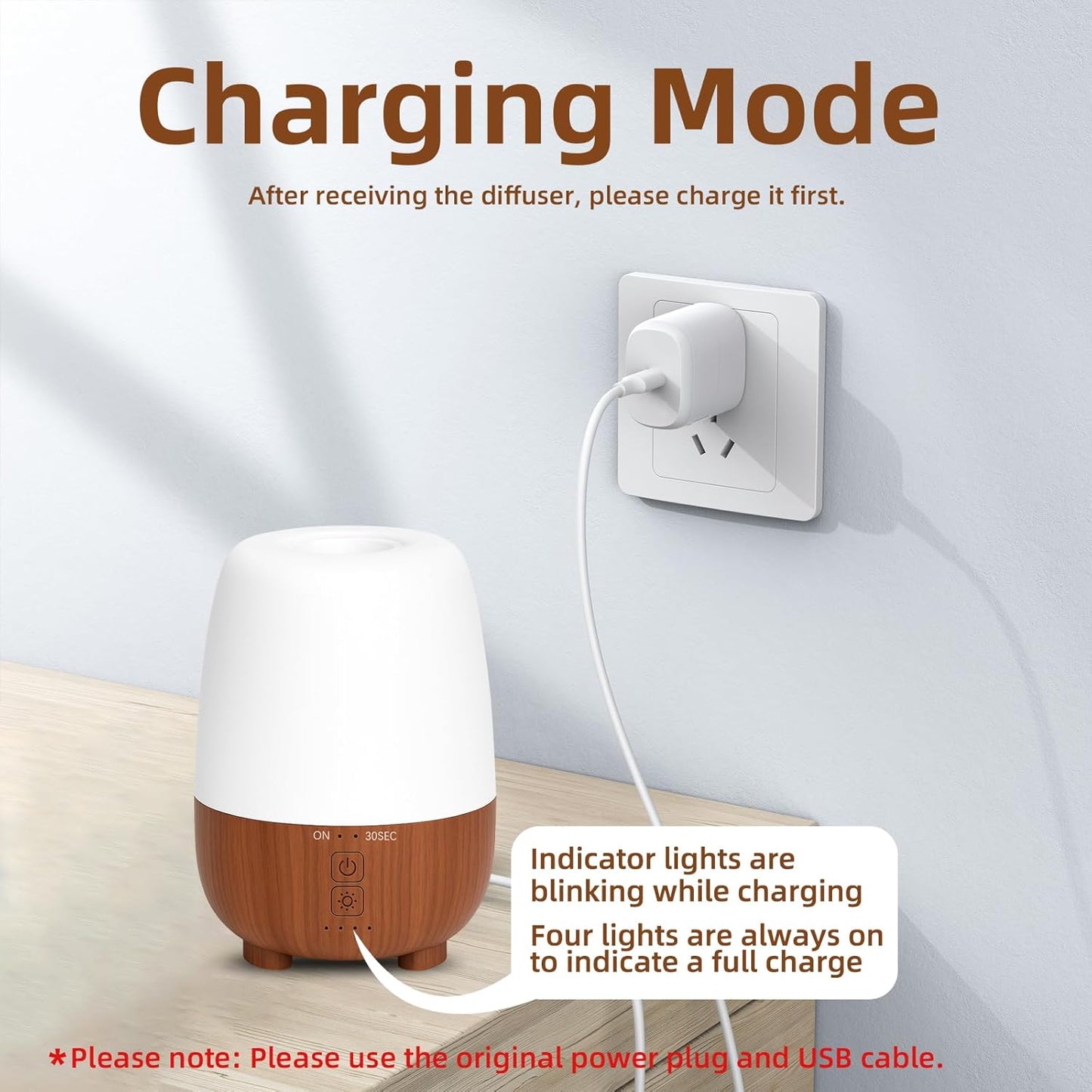 150ML Rechargeable Battery Operated Essential Oil Diffuser, Portable Cordless Aromatherapy Diffuser,7-Hour Runtime with 7 LED Color Changing Lightsfor Home,Office,Outdoor