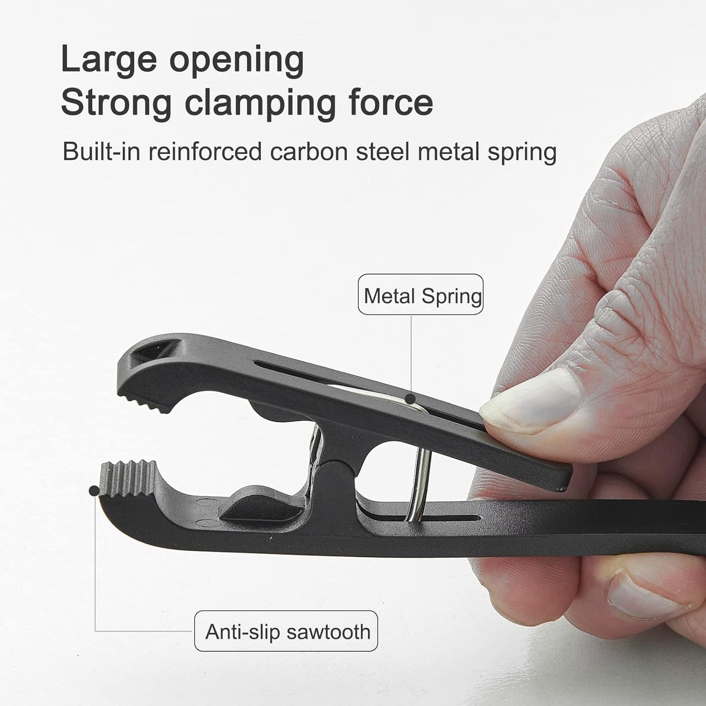 Large Clothes Pins Towel Clips, 12 Pcs Multipurpose Clothes Pins Hook, Strong Plastic Clothes Hanger. S Hook for Shower Curtain Laundry Clothes pins