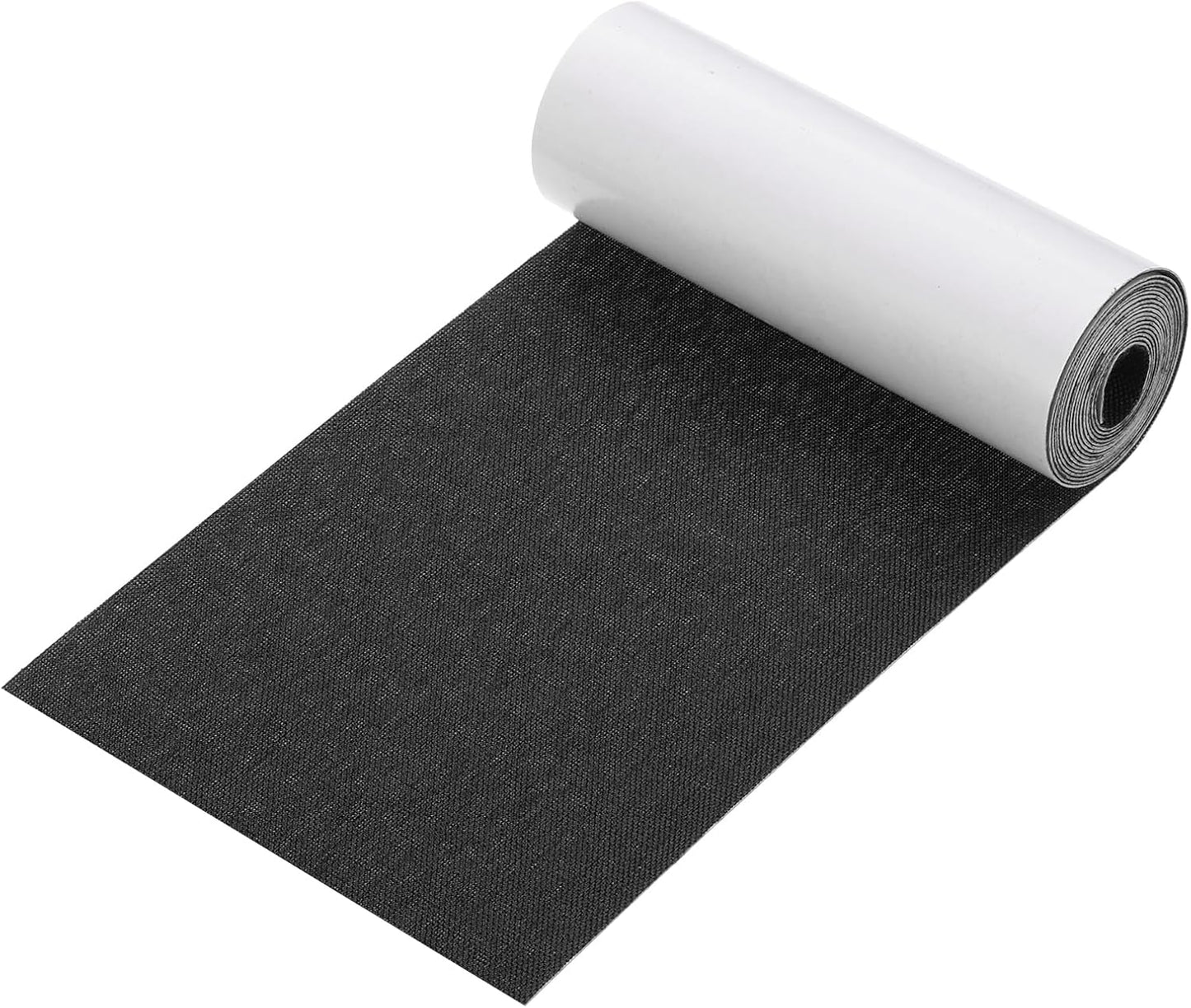 PATIKIL 70x4.4 Inch Linen Repair Tape, Repair Fabric Patch Self Adhesive Couch Patch Line Repair Patch for Furniture Sofa Car Seats Office Chairs, Black
