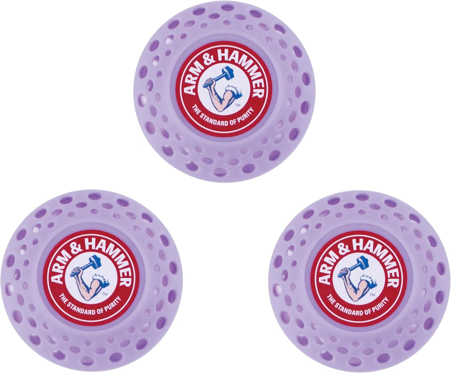 Arm & Hammer Odor Busterz Deodorizing Balls - Air Freshener and Odor Eliminator - Long-Lasting Freshness for Home, Bathroom, Closet, Gym Bags, Sports Gear and More - 3-Count, Calming Lavender Scent