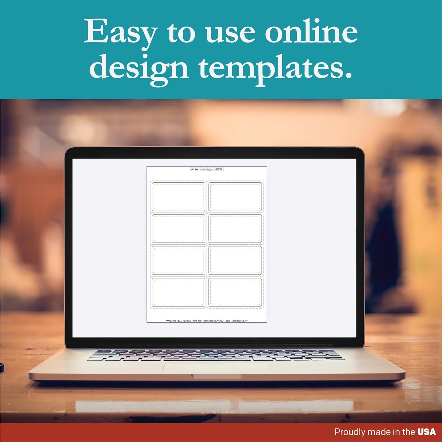 Premium Label Supply White Sticker Mailing Labels – 3.75" x 2" – Laser/Inkjet Compatible – (8 per Sheet), 500 Sheets – 4000 Total Adhesive Labels