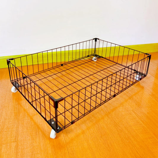 4 Pack Larger Under Bed Storage With Wheels,Rolling Under Bed Drawer,Under Bed Shoes Storage,Open Design, Large capacity,Suitable For Various Storage