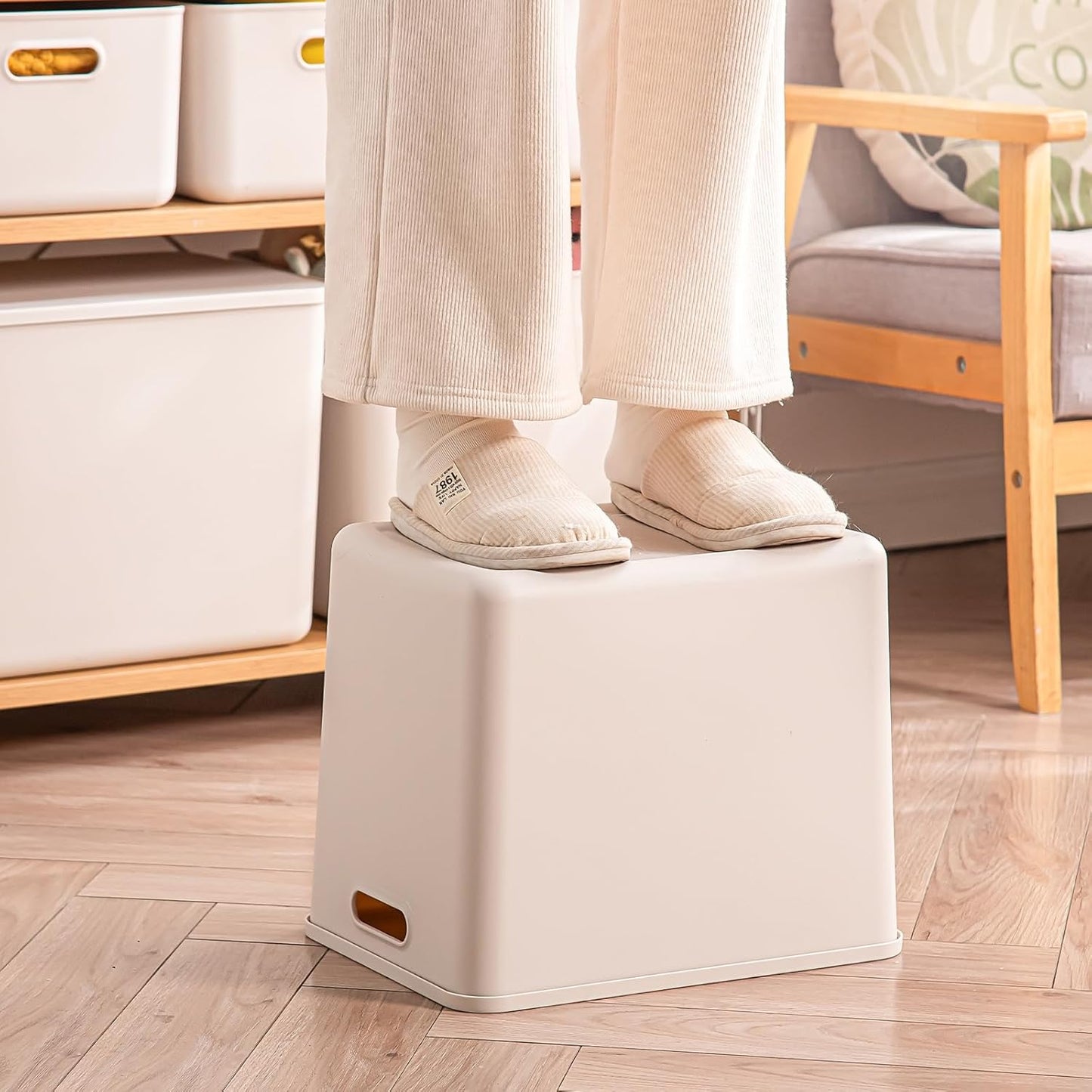 Plastic Storage Bins with lids,Storage Baskets,Container with handle,Storage Organizer Bins for Shelves,Office,Bedrooms,Closets, Cabinets(Grey，4XL)