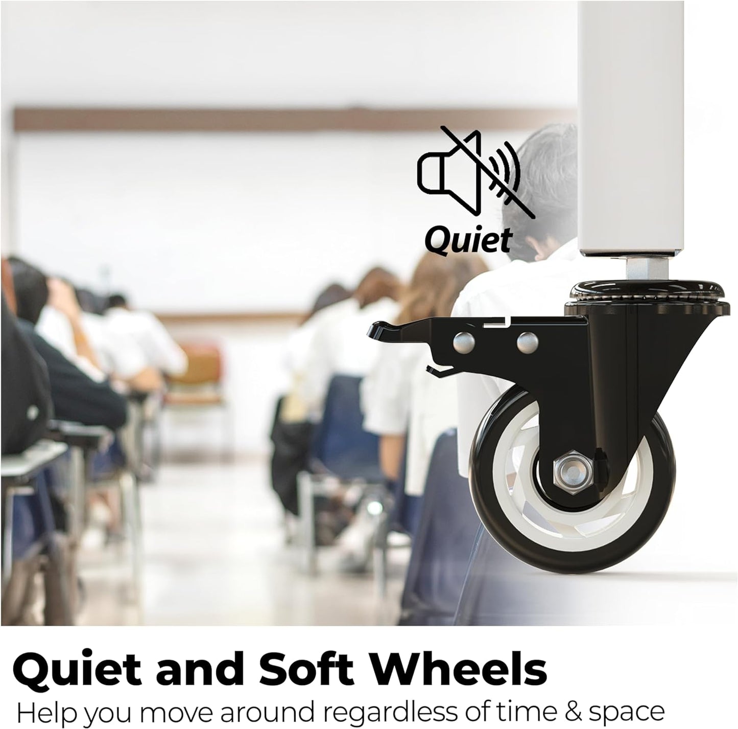 HOMEDANT House White 5-Tier Metal Rolling Cart Shelf Rack Casters Heavy Duty Wheel Shelving Unit Adjustable Utility Storage Shelves Organizer Shelf Kitchen Garage 36.2" W x 16.5" D x 69.5" H 1Pack