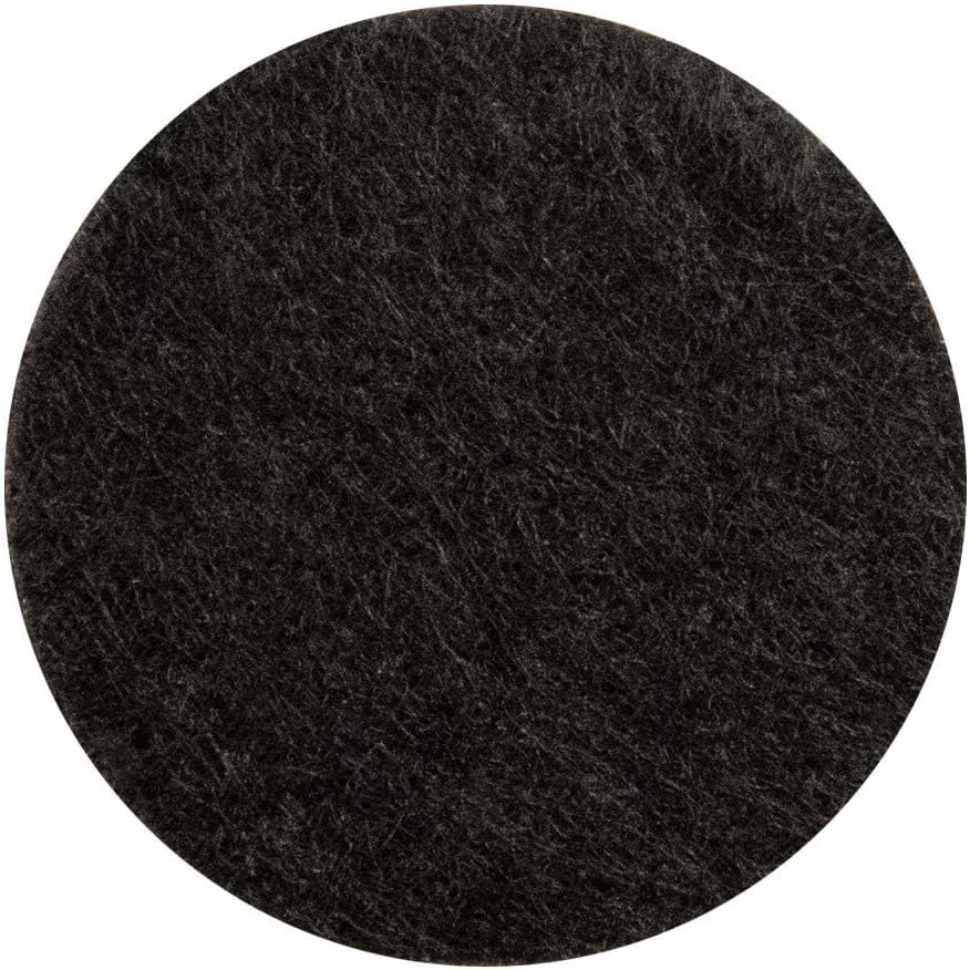 SOFTTOUCH 4799095N Heavy Duty 1 Inch Felt Furniture Pads to Protect Hardwood Floors from Scratches, Black, 48 Count