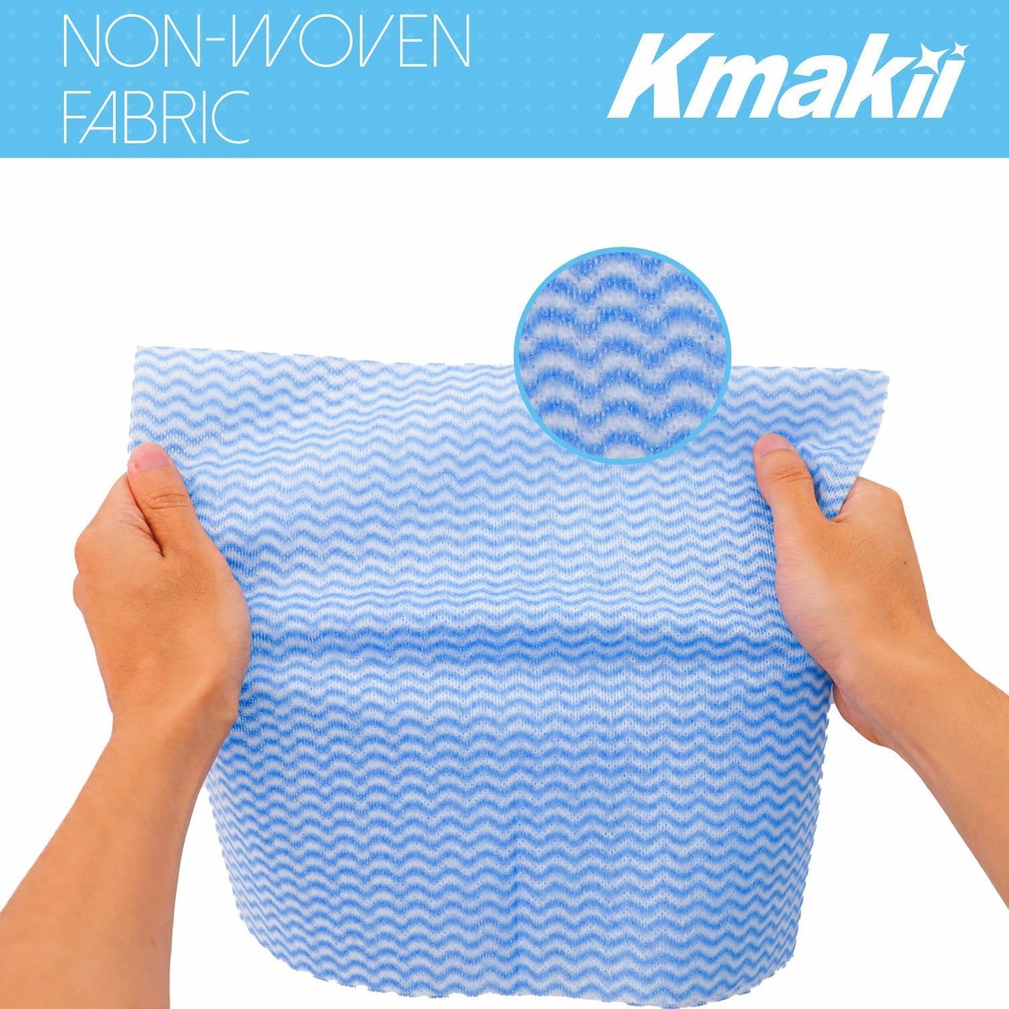 KMAKII Handi Wipe Reusable Cloths - Multi-Purpose Disposable Dish Cloths and Towels, Ultra Absorbent, Fast-Dry, Durable Cleaning Wipes for Kitchen and Home, 4colors, 11.8 x 21 inches, Pack of 80
