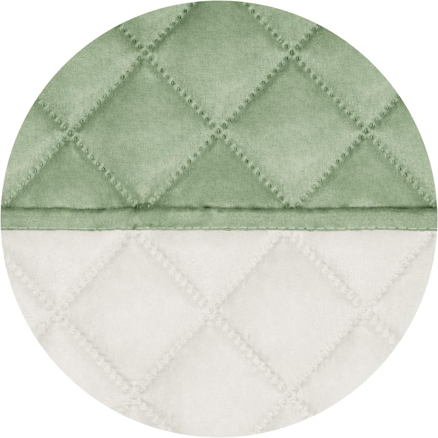 PureFit Reversible Quilted Sofa Cover, Water Resistant Slipcover Furniture Protector, Washable Couch Cover with Non Slip and Elastic Straps for Kids, Dogs, Pets (Loveseat, Sage Green/Ivory)