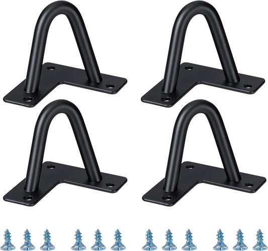 Hairpin Legs Black 4 Piece Set - DIY 3" Metal Table Legs for Cabinets, Wardrobes, TV Cabinets, Drawers, Nightstands, Jewelry Boxes, Coffee Tables and More