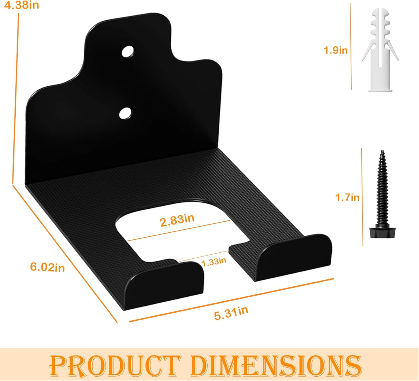 Garage Organizer Trimmer Rack, Wall Mounted Tool Hanger for Grass Trimmer, Hedge Trimmer, Weed Whackers & Garden Tools – Heavy Duty, Space-Saving, Anti-Rust Storage Rack for Garage & Home,1 PCS