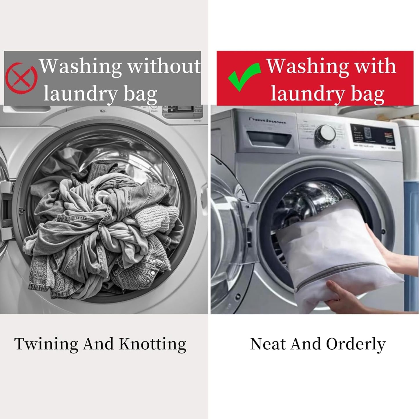 Laundry Bags Mesh Wash Bags Pack of 7 Delicates Bag for Washing Machine for Bra Lingerie Underwear Baby Clothes Socks