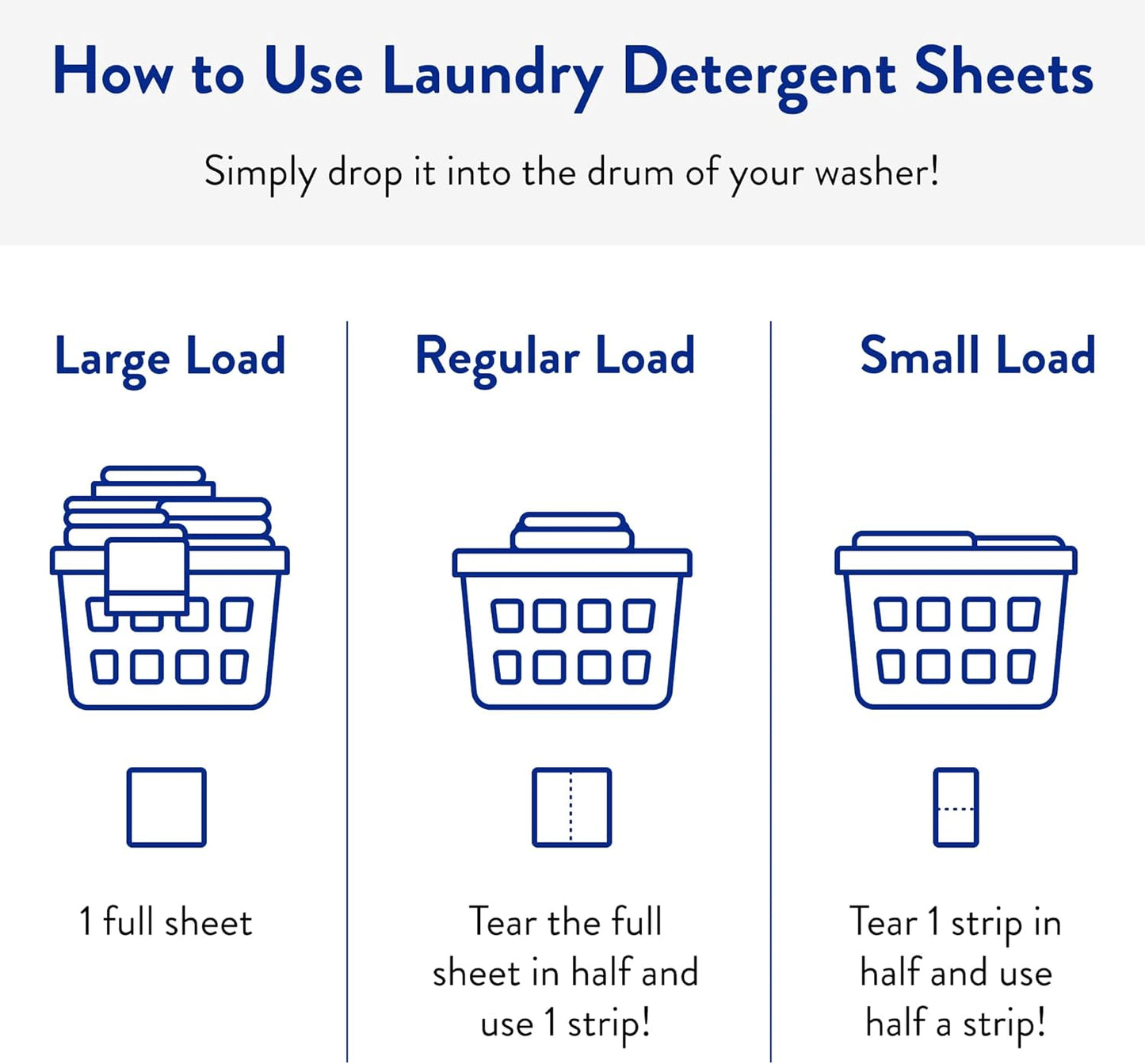 The Clean People Laundry Detergent Sheets - Laundry Soap - Ultra Concentrated, Recyclable Packaging, Stain Fighting - Lavender, 32 Pack