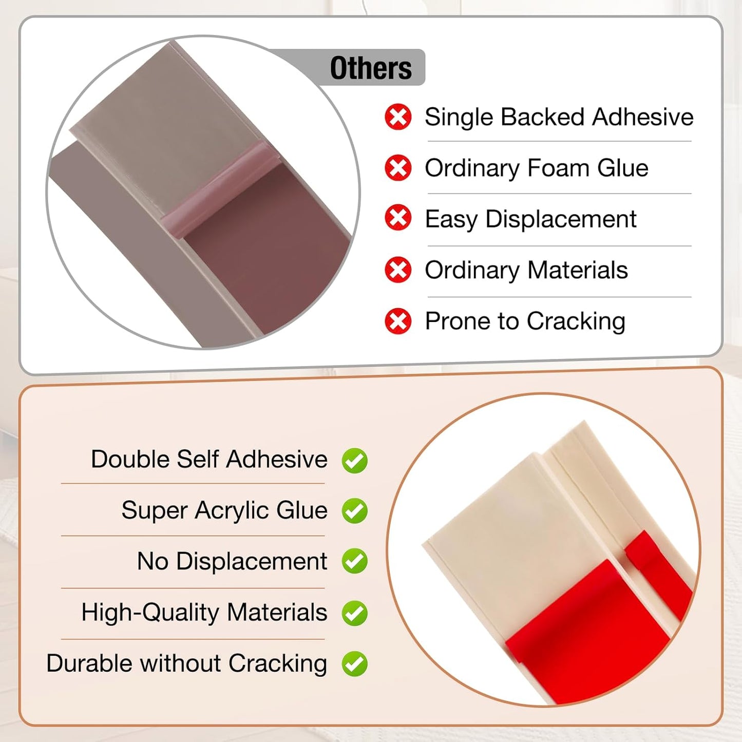 Floor Transition Strip Self Adhesive Vinyl Door Threshold for Doorways Carpet Edging Trim Overlap Edge Reducer for Laminate Floor, Carpet, Tile (Light Yellow Wood Grain, 1/5" to 2/5", 3.3Ft)