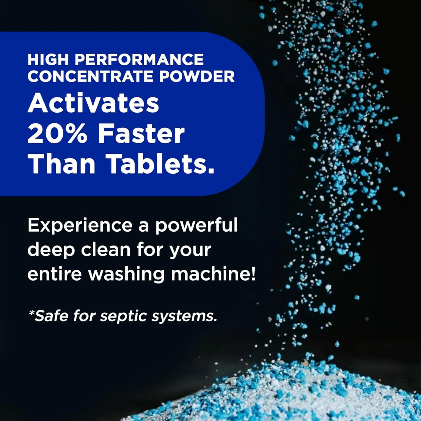 Washing Machine Cleaner by Tide, Washer Machine Cleaner with Oxi for Front and Top Loader Washer Machines, Deep Cleaning Residue & Odor Eliminator, 21 Month Supply