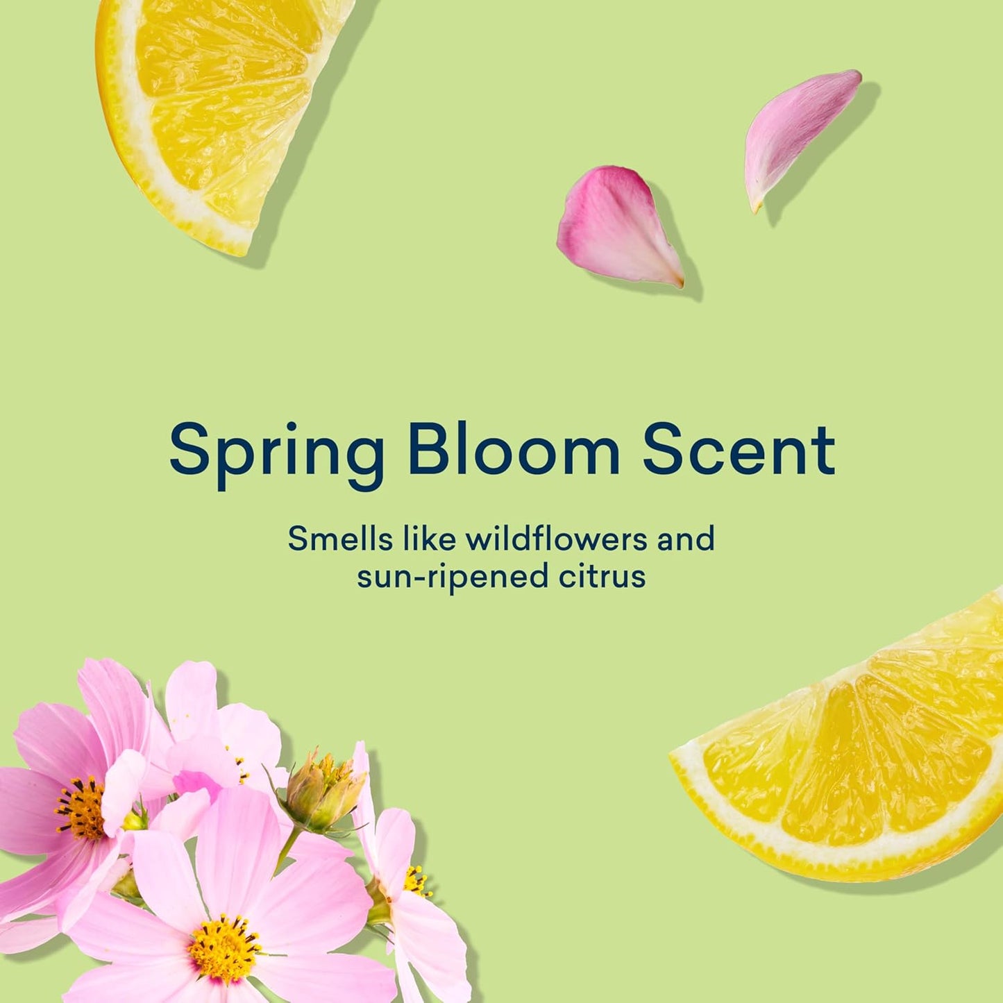 BLUELAND Oxi Laundry Booster Powder Refill 2-Pack, Spring Bloom Scent, 50 Loads, 35.2 oz, Plastic-Free, Eco Friendly, Oxy Cleaner, Stain Remover