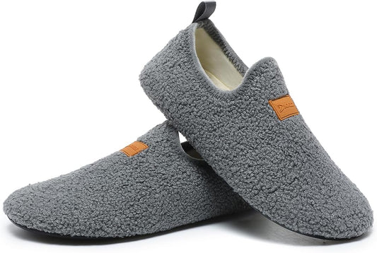 Adult Indoor House Slippers Socks Lightweight Non Slip Grip House Home Shoes for Women Men