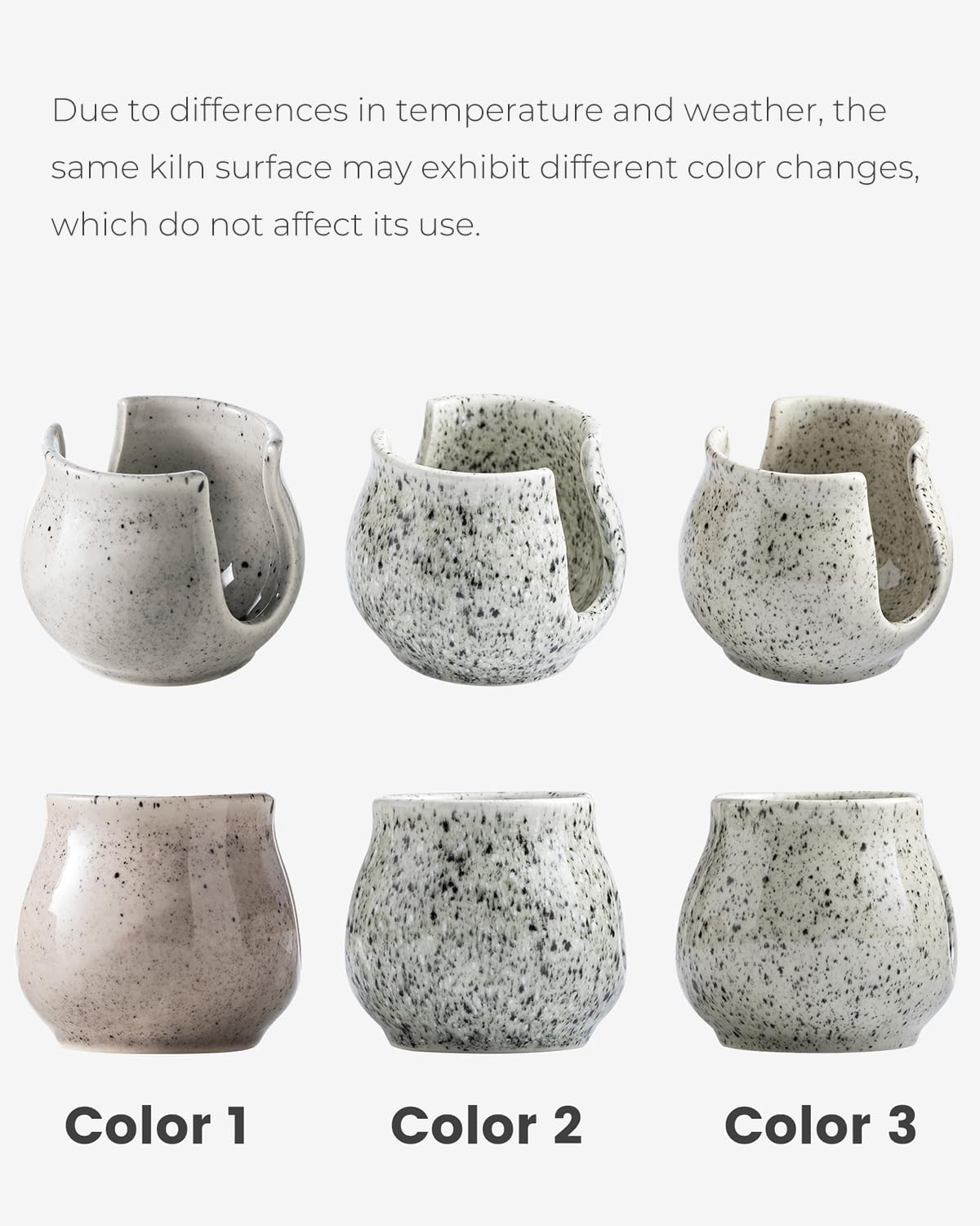 Sponge Holder for Kitchen Sink, Ceramic Dish Sponge Dish Rack Scrubby Caddy Kitchen Organizer Cute Sink Caddy Organizer, Farmhouse Decor, Speckled Glaze