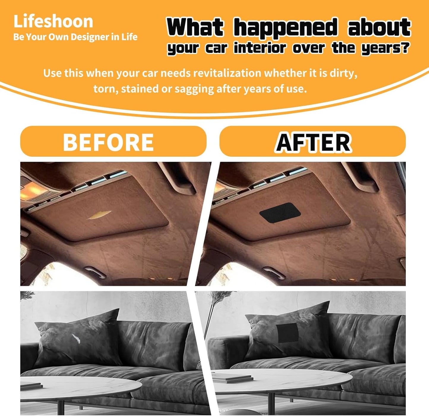 Fabric Repair Patches, 35X79 Inch Self-Adhesive Suede Patches Tape Durable, DIY Large Fabric Repair for Sofa, Couches, Furniture, Chair, Clothing （35X79 Inch, Dark Blue）