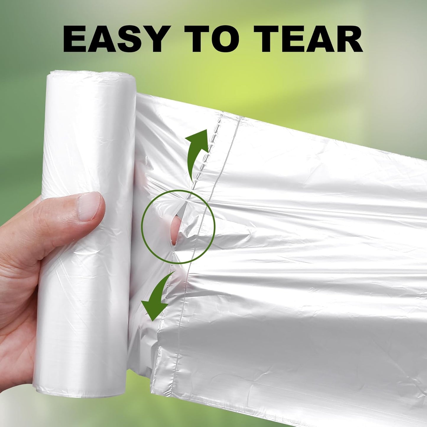 Trash Can Liner - Wholesale 500 Count Garbage Bags on Perforated Roll 33 Gallon Multipurpose for Office Bathrooms Business Home Commercial and Industrial Needs