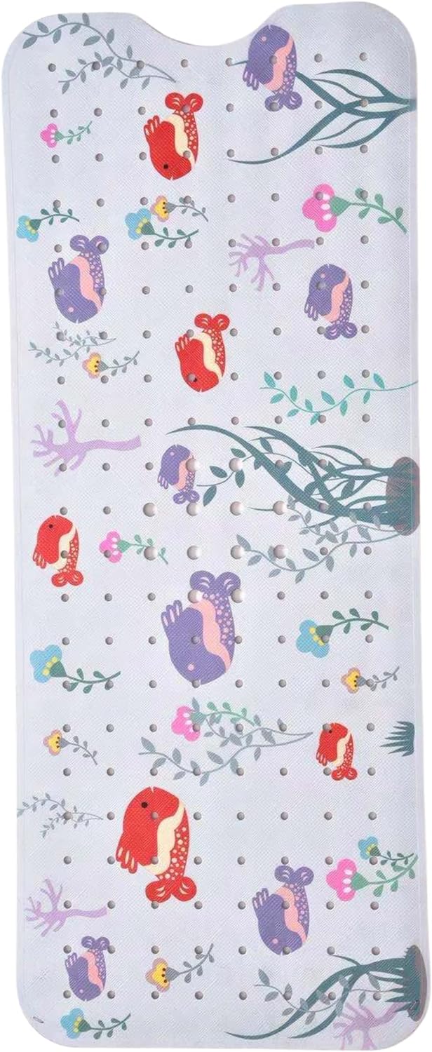 Kids Non Slip Bath Mat - Baby Bath Mat Non Slip - Bath Tub Mat Kids - Bathtub Mat Non Slip Baby - Baby Tub Mat - Baby Bath Mat for Tub - Anti Slip Shower Mat Kids - Bath Mat Toddler (Bath Aquarium)