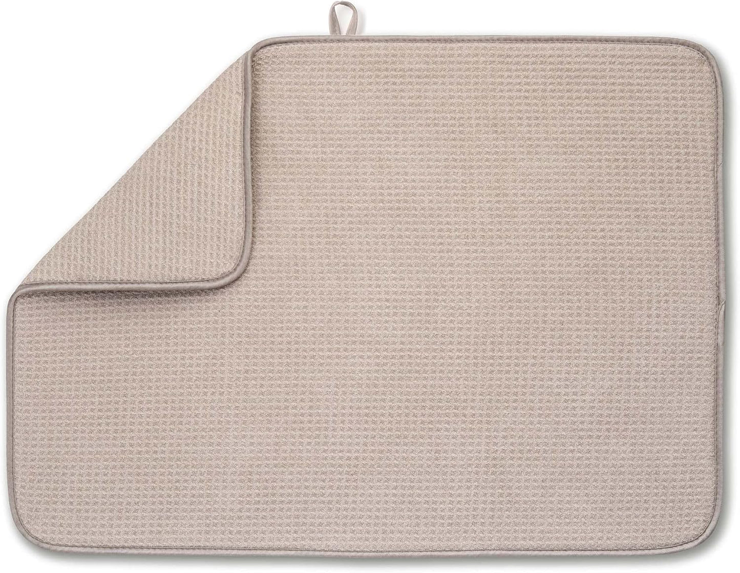 Bellemain XXL Dish Mat 24" x 17" ( LARGEST MAT ) Microfiber Dish Drying Mat , Super absorbent ( Ivory )