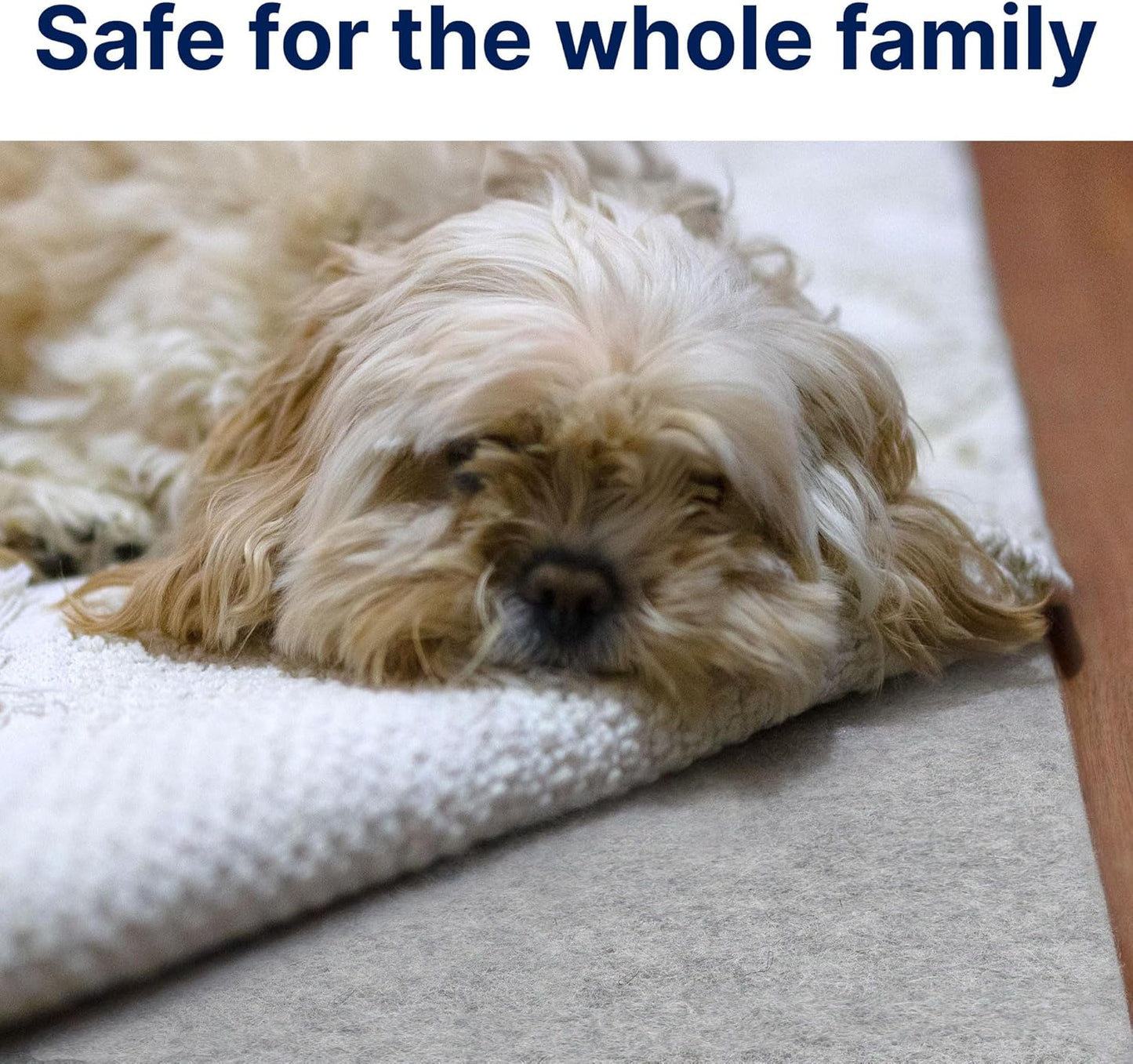 RUGPADUSA - Eco-Plush - 9' Square - 1/2" Thick - 100% Felt - Luxurious Cushioned Rug Pad - Available in 3 Thicknesses, Many Custom Sizes