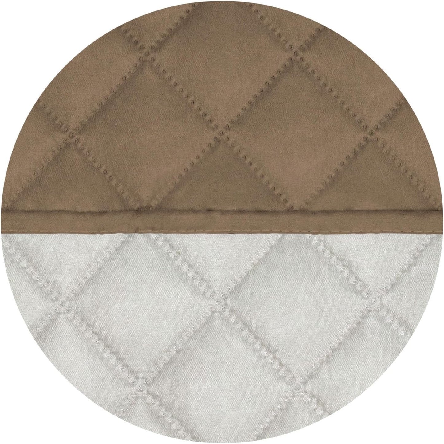 PureFit Reversible Quilted Sofa Cover, Water Resistant Slipcover Furniture Protector, Washable Couch Cover with Non Slip and Elastic Straps for Kids, Dogs, Pets (Oversized Loveseat, Camel/Ivory)