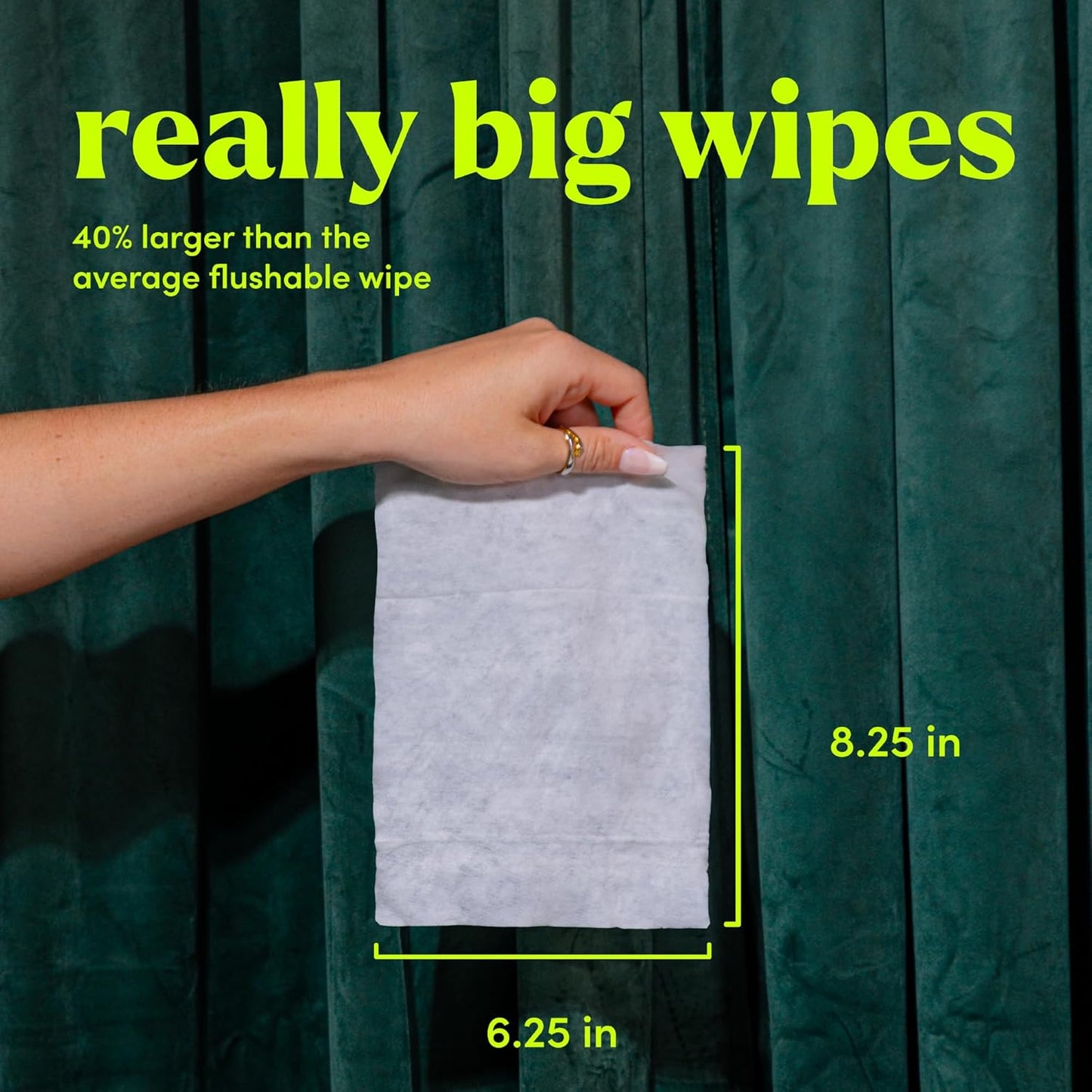 goodwipes Flushable Wipes Travel Size - Extra Large Adult Wet Wipe - On-the-Go Portable Wipes - Sewer & Septic Safe - Hygiene Essentials - Shea Coco & Rosewater, 108 Count (6 Packs)