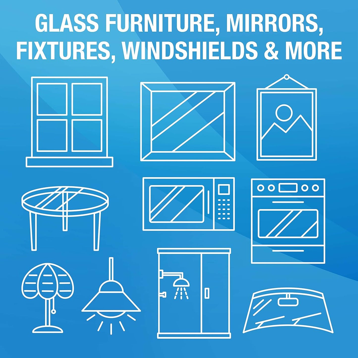 MiracleWipes for Glass, Disposable and Streak Free Cleaning Wipes for Mirrors, Windows, Kitchen, Home, and Auto- 30 Count