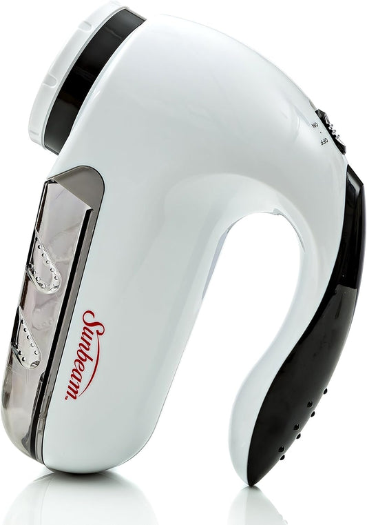 Sunbeam S20 Professional Electric Fabric Garment Defuzzer Sweater Shaver Best Fuzz Pill Bobble Remover for Fleece Curtains Clothes