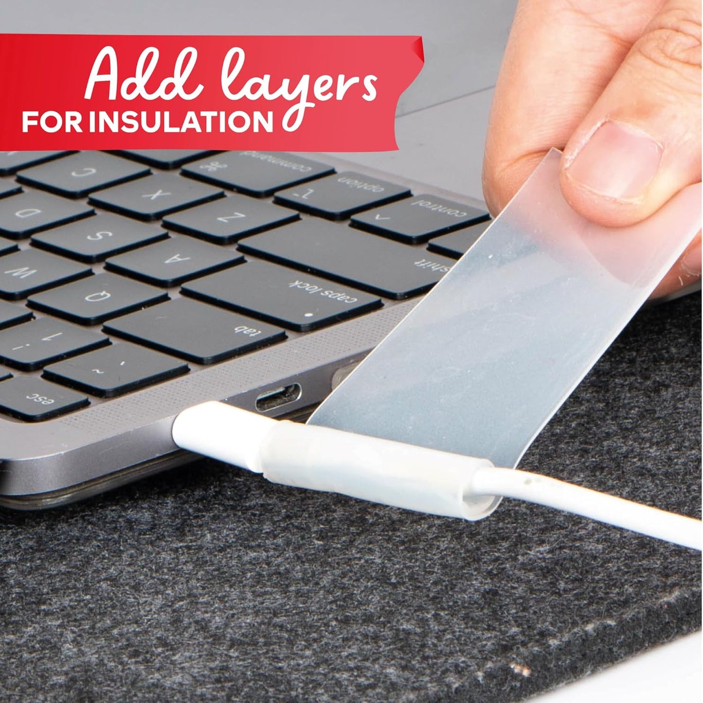 XFasten Self-fusing Silicone Tape Pro, Clear, 1.5-Inch x 15-Feet, 30mils Extreme Silicone Repair Pipe Tape for Electrical, Radiator Hose, Garden Hose, Coax Plumbers Water Seal and Stretch Tape